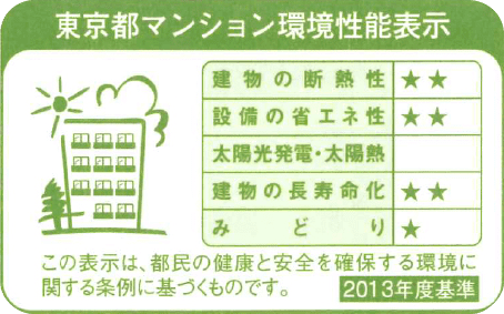 東京都マンション環境性能表示